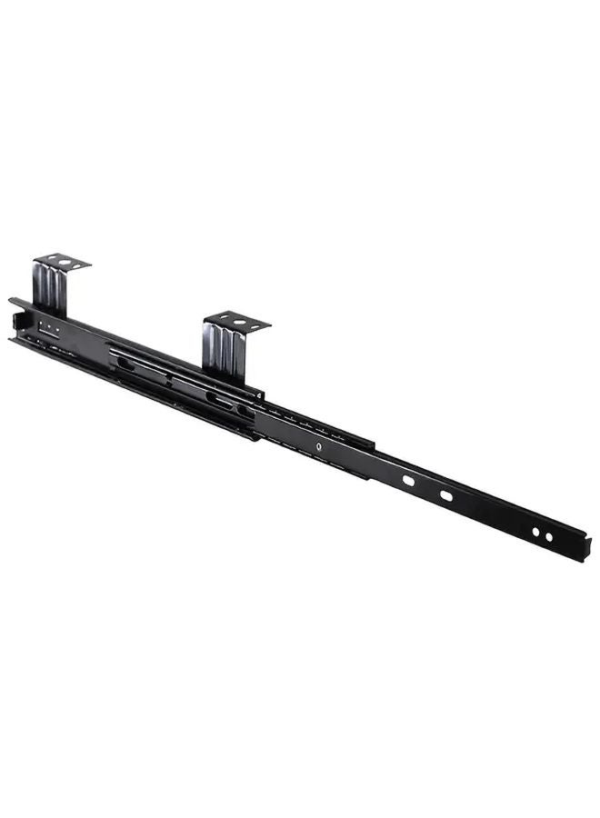 1pc Heavy Duty Drawer Slides Metal Construction Brushed Finish Mounting Brackets - Image 1