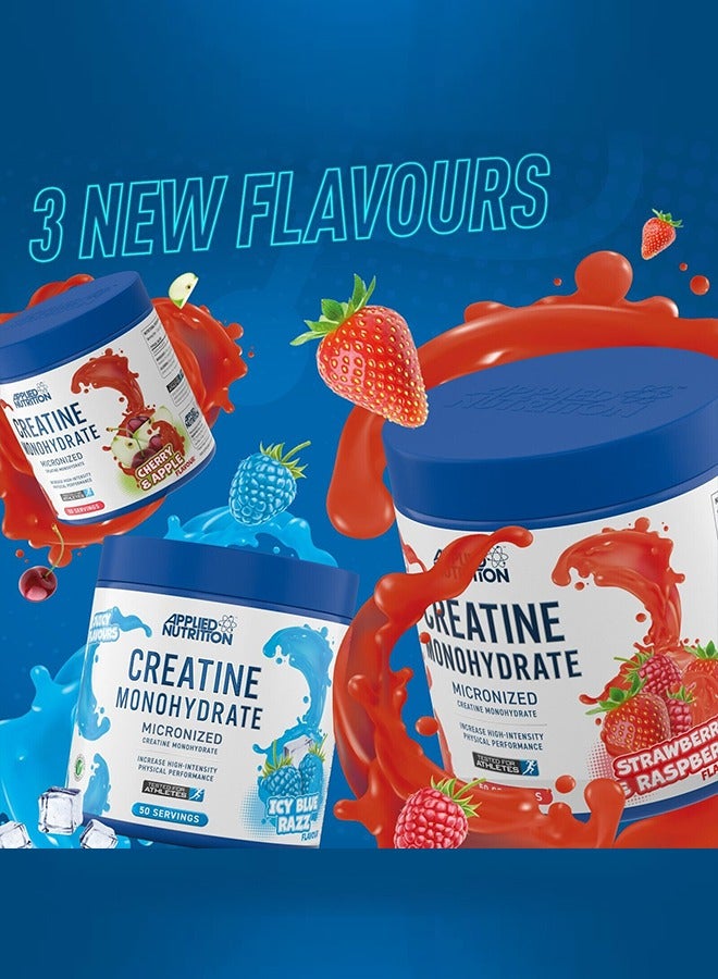 Applied Nutrition Creatine Monohydrate Micronized 50 Serving 250 g, Strawberry Raspberry - Image 3