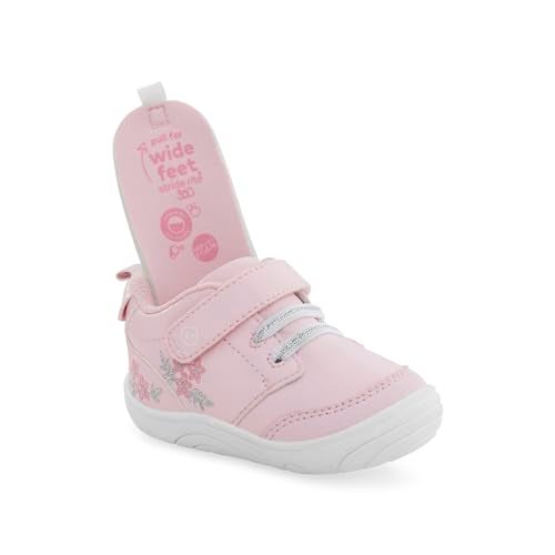 Stride Rite 360 Unisex Child Taye 2.0 First Walker Shoe, Light Pink, 4 Infant - Image 2