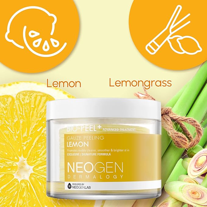 DERMALOGY by NEOGENLAB Neogen Dermalogy Bio Peel Gauze Peeling Lemon 200 ml30pads Premium exfoliating pads - Image 4