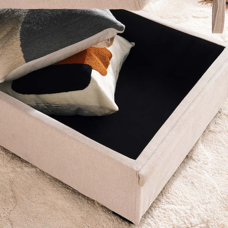 Pan Home MALAWI CORNER SOFA SET-BEIGE - Image 5