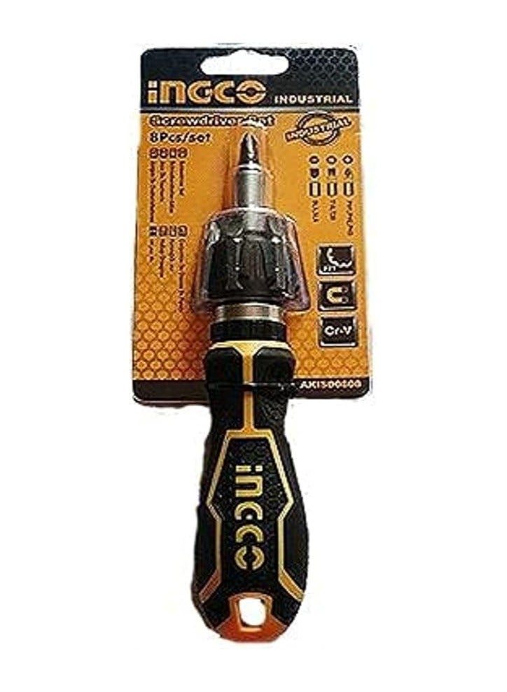 INGCO INGCO 8-Piece Magnetic & Metric Screwdriver Set