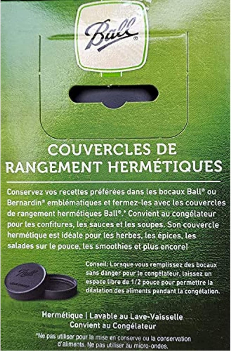 Ball Mason Jar Leak-Proof Lids, Regular Mouth, 6-Count - Image 2