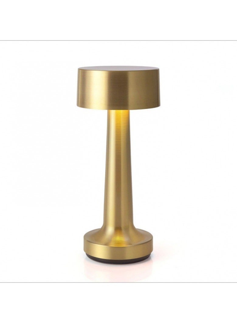 Rohs LED Table Lamp Metal Warm Lightning Gold 21x9x9cm