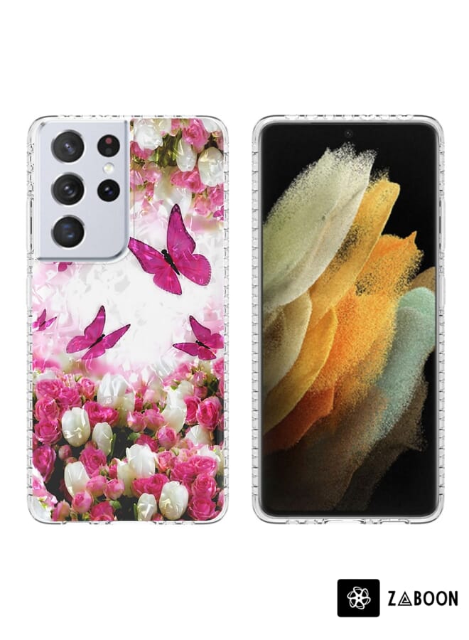 Zaboon Protective Case Cover For Samsung Galaxy S21 Ultra 5G 2.0mm Airbag Shockproof TPU - Image 1