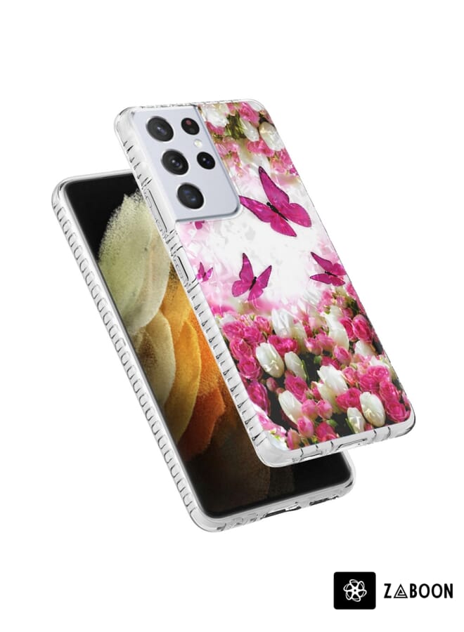 Zaboon Protective Case Cover For Samsung Galaxy S21 Ultra 5G 2.0mm Airbag Shockproof TPU - Image 2