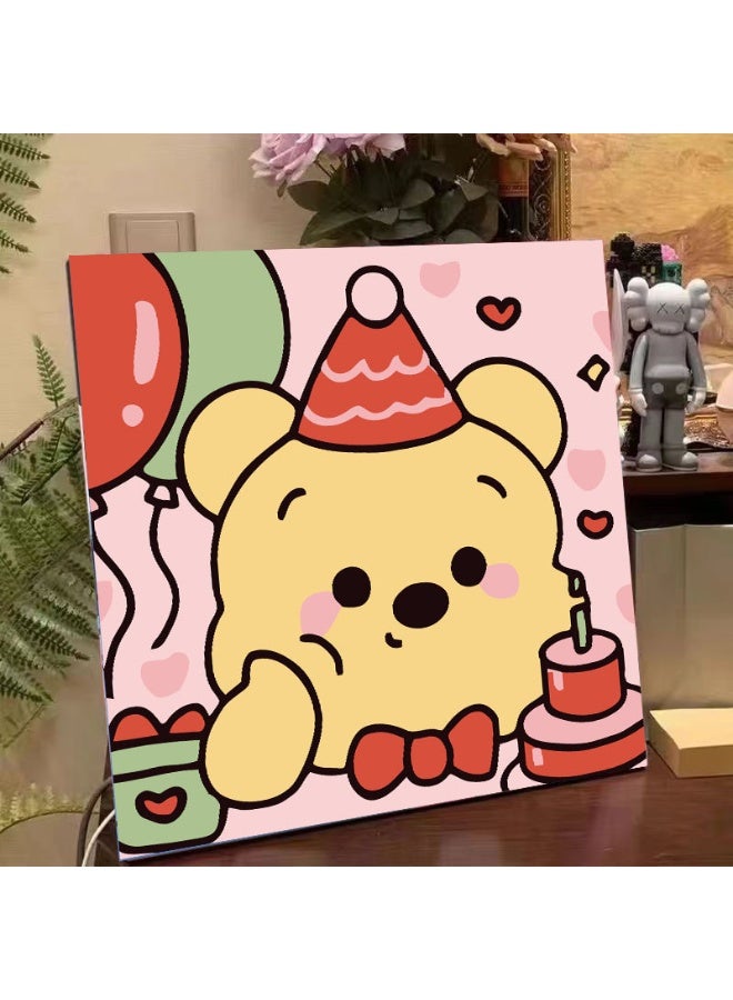 Anna DIY Cartoon Anime Hand-Painted Coloring Oil Painting Decoration - Image 1