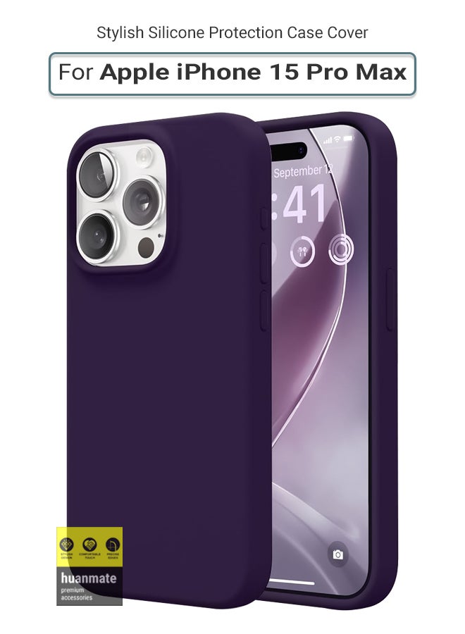 هوان ميت Huanmate iPhone 15 Pro Max Silicone Case silicone