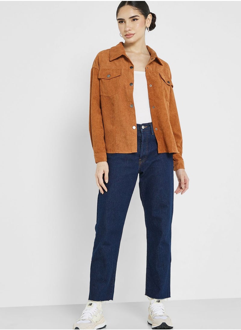 Ginger - Cord Detail Jacket - Image 1
