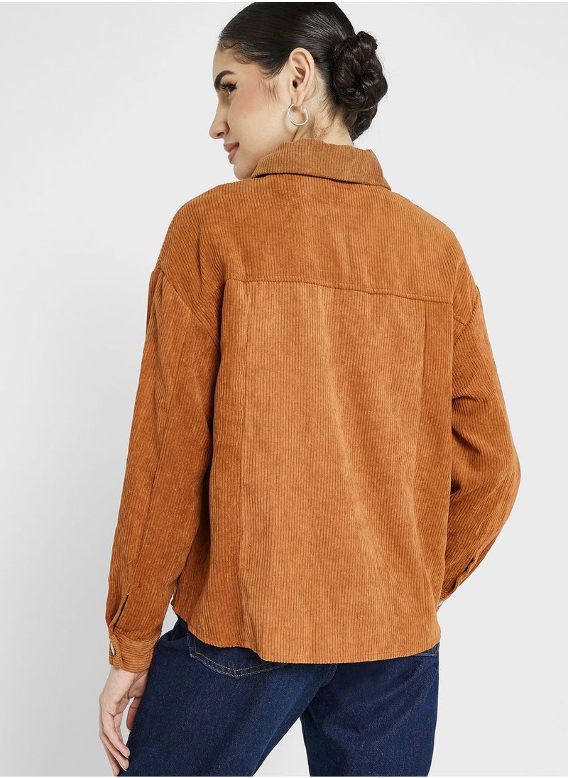 Ginger - Cord Detail Jacket - Image 1