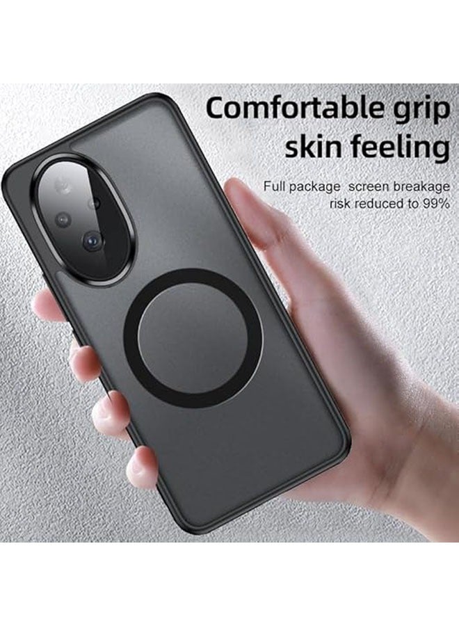 general For Honor 200 Pro, ultra-slim TPU frame Honor 200 Pro case with magnetic ring on the back, support for wireless charging and car mount - Image 2
