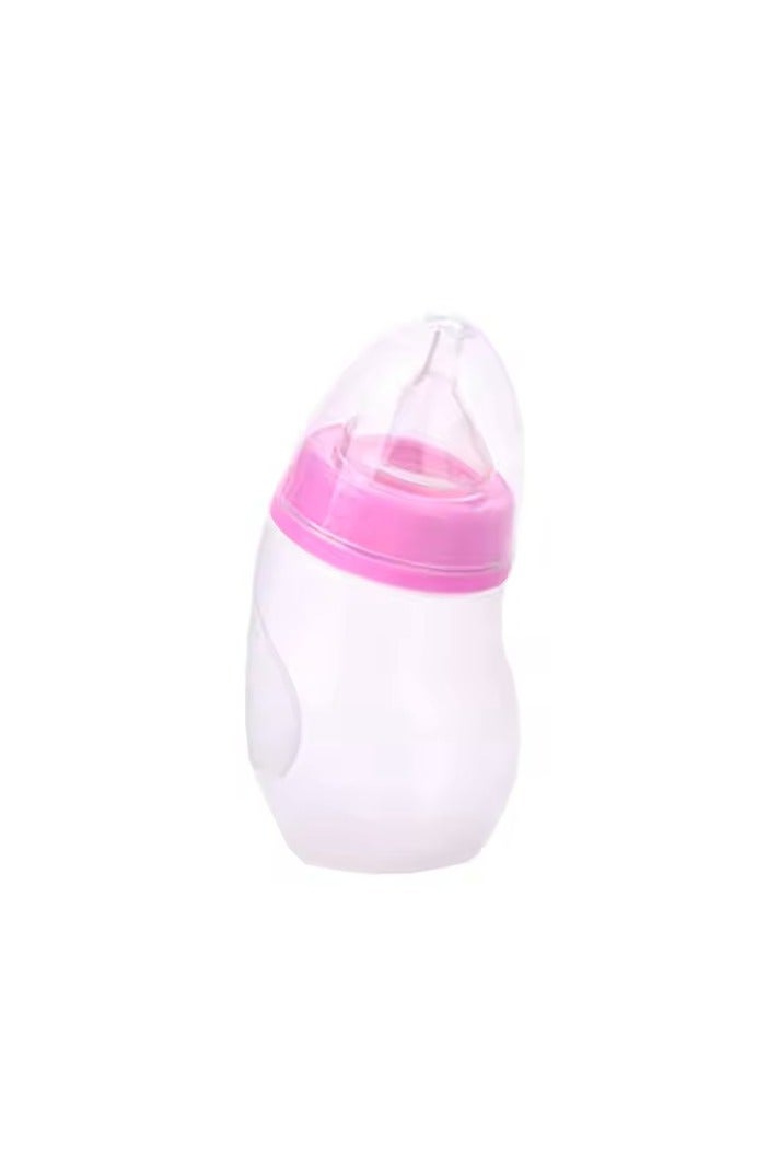 Generic Curved Pet Feeding Bottle with Bionic Silicone Nipple – Anti-Slip & Safe Material