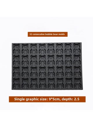 Kindergarten Non-stick Chicken Cake Mold 40*60 Animal Baking Tray Commercial Oven Anhydrous Crispy Bear Paw-Specifications:32 Consecutive Bubble Bear Molds - pzsku/ZC3F70BF9070FCE3E1976Z/45/1746223836/ab0be268-7ffd-46e5-a38e-d3c01ae380f2