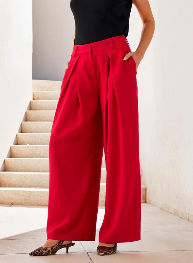 سبلاش فيڤ Relaxed Fit Pleated Pants