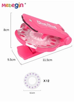 MEBEGIN Hair Gem Stamper with 180 Rhinestones, Diamond Collection Starter Kit, DIY Bedazzler Kit, Girls Hair Styling Tool, Bling Hair Jewels Toy, Perfect for Hair, Phone Covers, Shoes, Backpacks and More, Ideal Gift for Kids Aged 6+  - Image 4