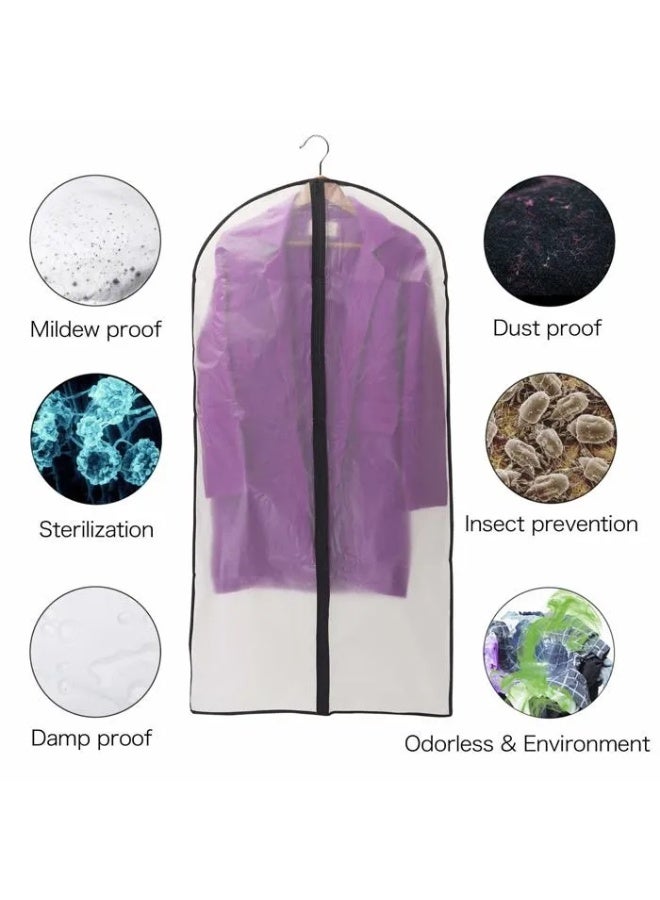 Beauenty Pack of 10 Lightweight Breathable Dustproof Garment Bag and Closet Cloth Cover Storage with Full Zipper - Image 3