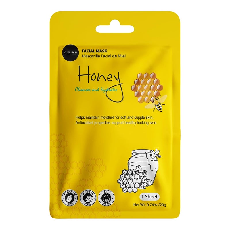 Celavi Cosmetics celavi Essence Facial Face Mask Paper Sheet Korea Skin Care Moisturizing 12 Pack (Mix - 2 of Each) - Image 3