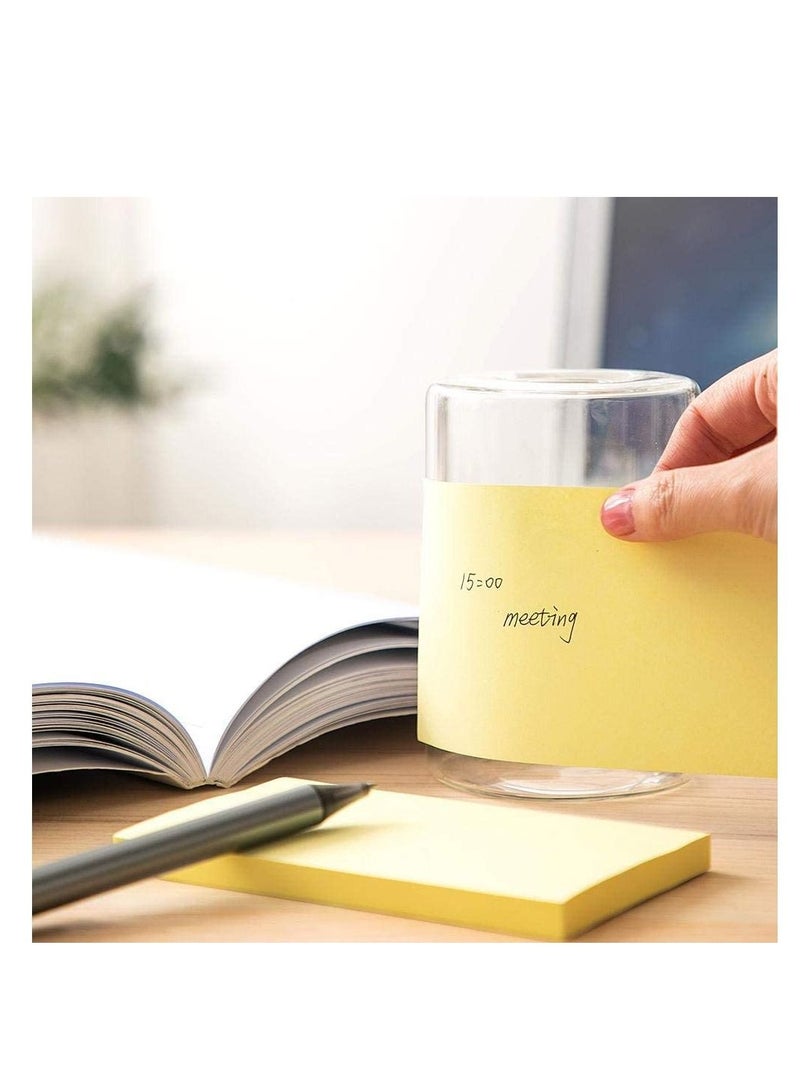 Deli 12-Pad Sticky Notes 3x5 Inch Size Yellow Colour - Image 3