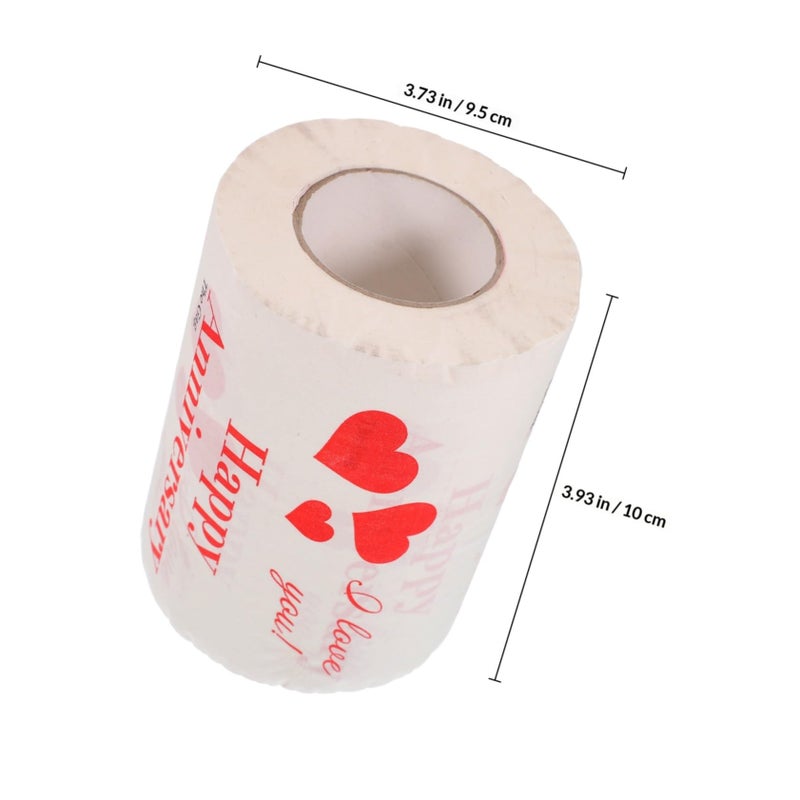 Valentine Printed Toilet Paper Roll For Bathroom Home Classroom Decorations - Image 3