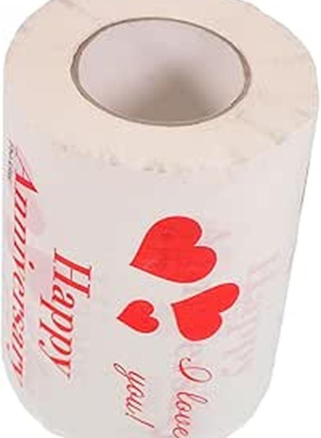 Valentine Printed Toilet Paper Roll For Bathroom Home Classroom Decorations - Image 1