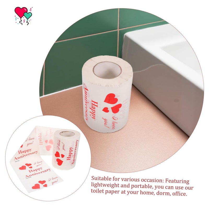 Valentine Printed Toilet Paper Roll For Bathroom Home Classroom Decorations - Image 4