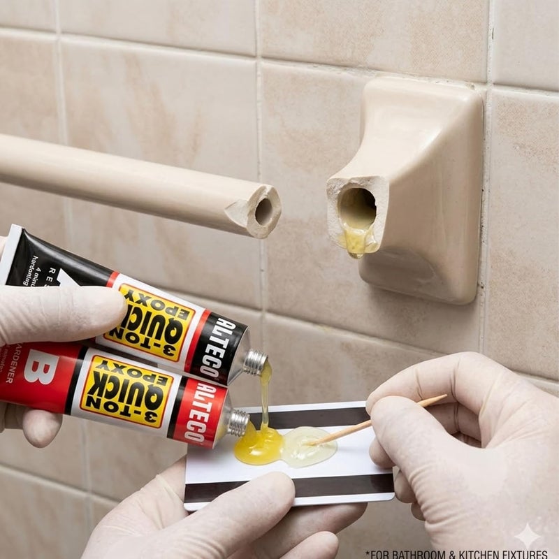ALTECO Hasanat Essentials Alteco HE-3TQ Quick Epoxy Adhesive A+B - 3 Ton Strength, Fast Curing 4 Minutes, Multi-Surface Bond - Image 4