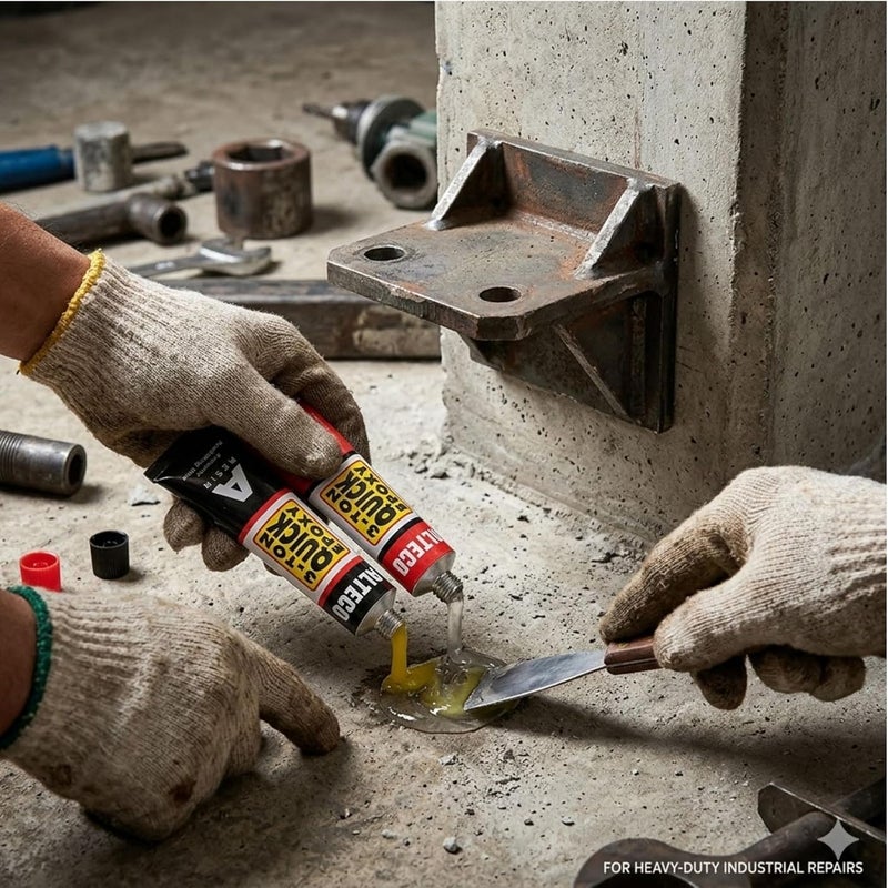 ALTECO Hasanat Essentials Alteco HE-3TQ Quick Epoxy Adhesive A+B - 3 Ton Strength, Fast Curing 4 Minutes, Multi-Surface Bond - Image 5