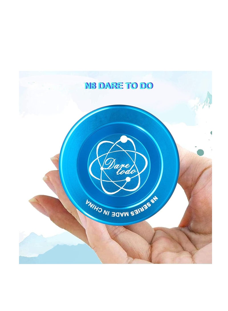 Yoyo N8, Unresponsive Yoyo N8 Toy, Professional Yoyo Aluminum Metal Yoyo Spin Yoyo for Kids Advanced Yoyo Players + Yoyo Glove + Yoyo Bag + 5 Yoyo Strings - Image 2