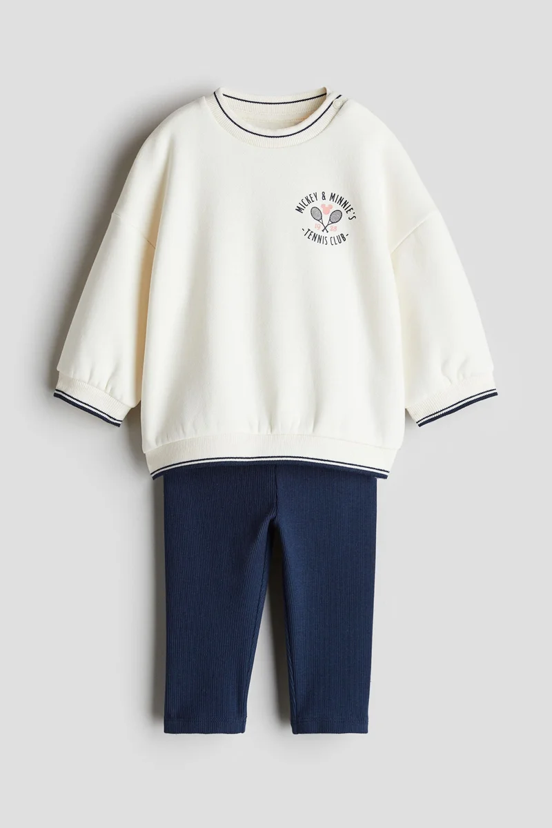 H&M 2-piece sweatshirt and leggings set
