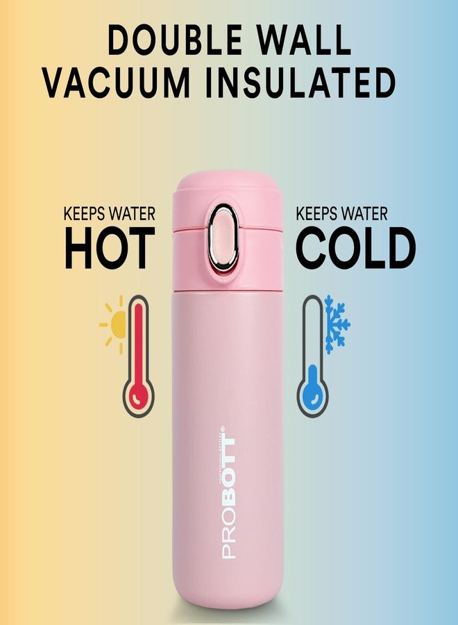 Probott Thermosteel Hot or Cold Insulated Stainless Steel Travel Mug, 300 ml, Green | Spill Proof | Coffee Tea Mug | Juice Mug | Water Flask | Easy Grip Easy to Carry | Office | College - Image 3