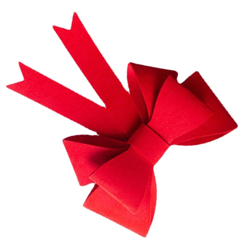 Bow Decor for Holiday Celebrations, Durable Felt Material, Multi-Layer Design - Image 5
