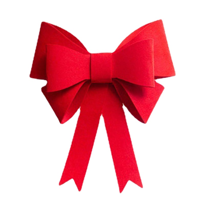 Bow Decor for Holiday Celebrations, Durable Felt Material, Multi-Layer Design - Image 1