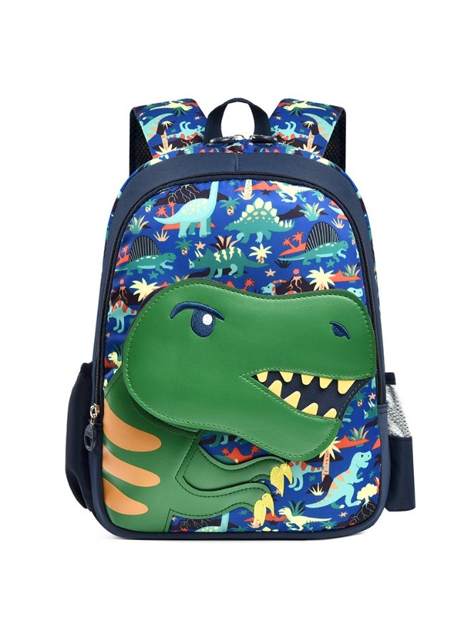 Kids 3D Dinosaur Backpack, Fashion Cartoon School Bag for Boys & Girls, 35x26x10cm Lightweight Bookbag
