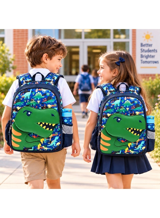 Kidzilla Kids 3D Dinosaur Backpack, Fashion Cartoon School Bag for Boys & Girls, 35x26x10cm Lightweight Bookbag - Image 2