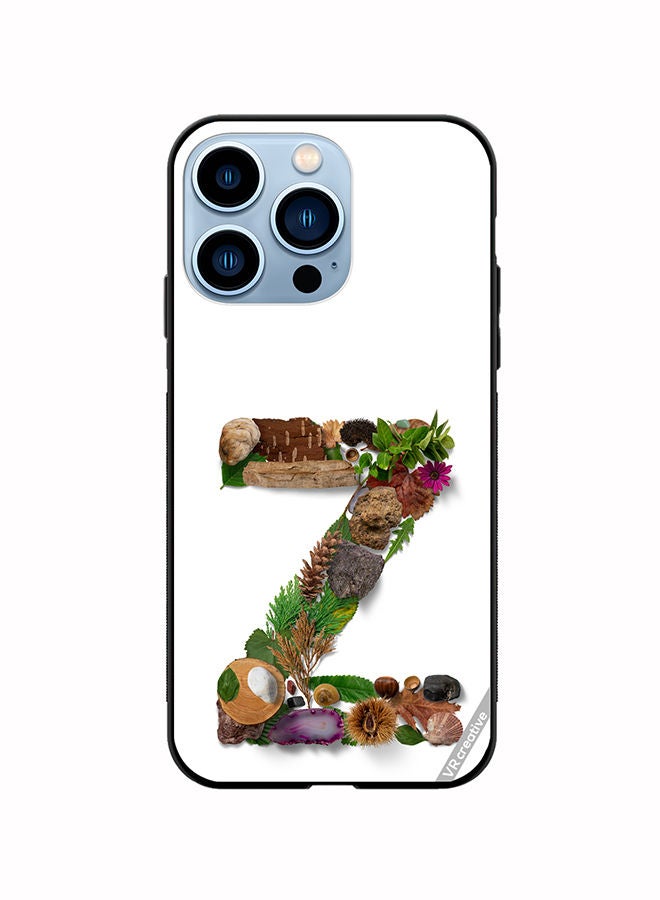 VR CREATIVE Protective Case Cover For Apple iPhone 14 Pro Max Alphabet Z Design Multicolour - Image 1