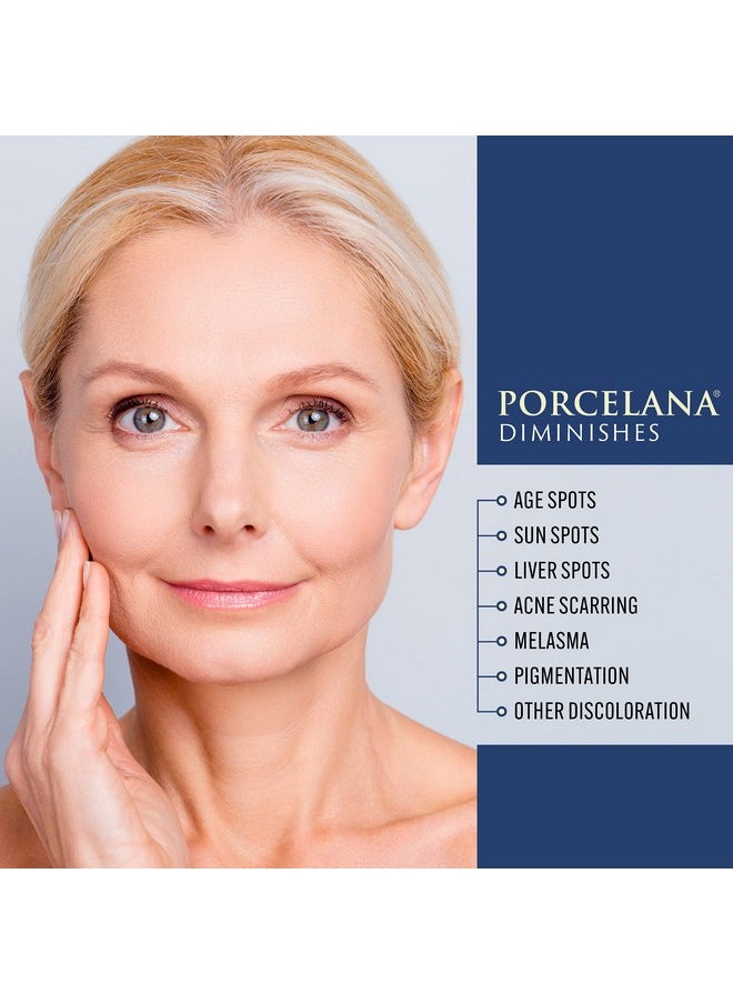 Porcelana Nighttime Hydration Cream Updated Formula - Fades Dark Spots & Evens Skin Tone - For Sun Or Age Spots, Acne Scarring, Melasma & Other Discoloration - Moisturizer W/Vitamins & Antioxidants  - Image 3
