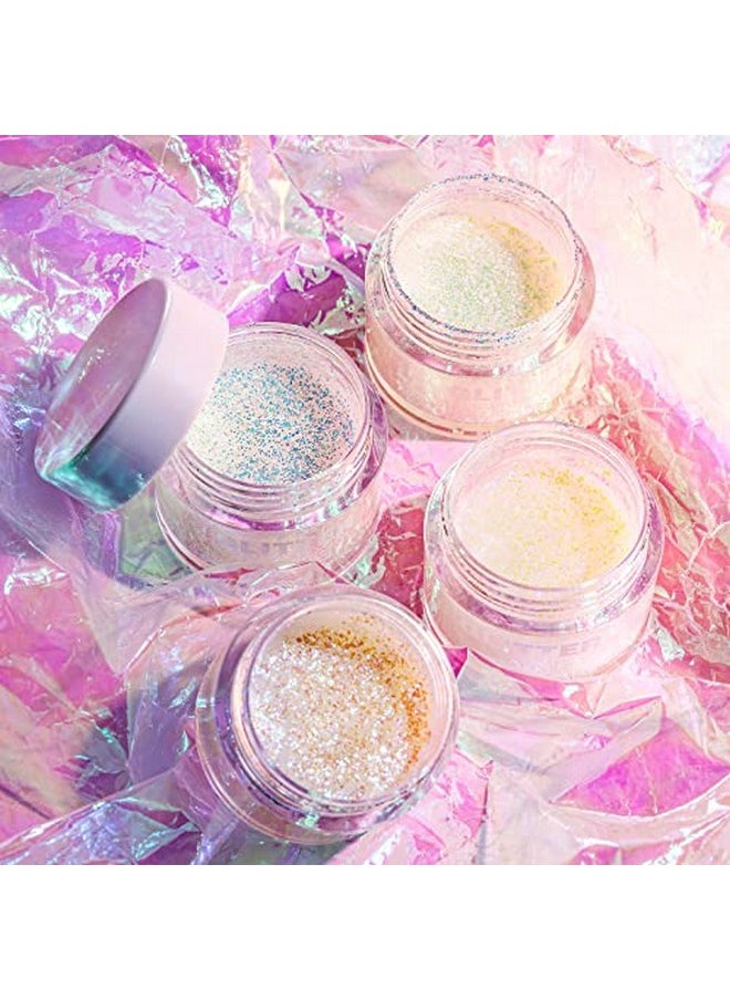 Bestland BestLand Holographic Body Glitter Gel - Cosmetic-Grade, Christmas Glitter Makeup for Face, Body, and Hair, Safe and Easy to Use, Perfect for Festivals Parties, Vegan & Cruelty Free (02 Stardust Pink)  - Image 4