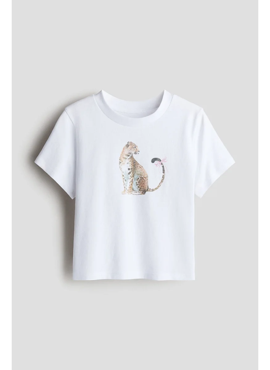 H&M Print-Motif T-Shirt
