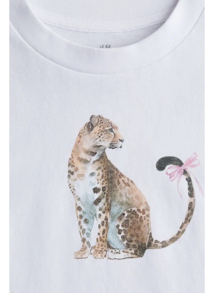 H&M Print-Motif T-Shirt