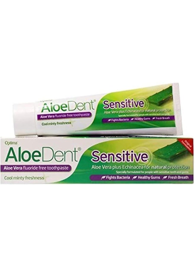 Aloe Dent معجون أسنان مضاد للتسوس حساس 100 مل - Image 1