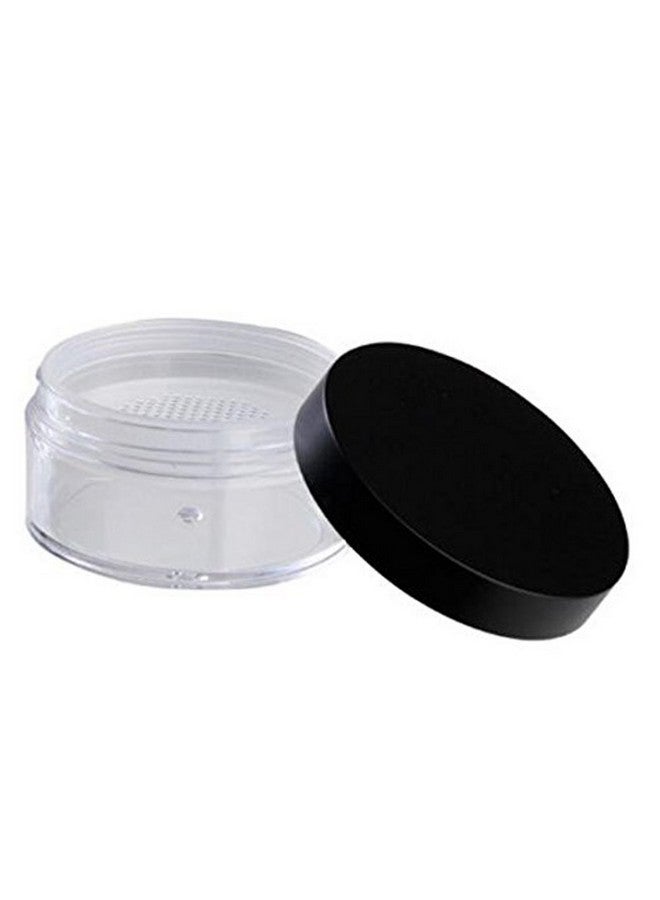 Teensery 2 Pcs 50G 50ml Plastic Empty Powder Puff Case Face Powder Blusher Makeup Cosmetic Jars Containers With Sifter Lids - Image 2