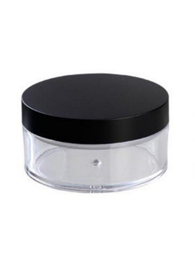 Teensery 2 Pcs 50G 50ml Plastic Empty Powder Puff Case Face Powder Blusher Makeup Cosmetic Jars Containers With Sifter Lids - Image 1