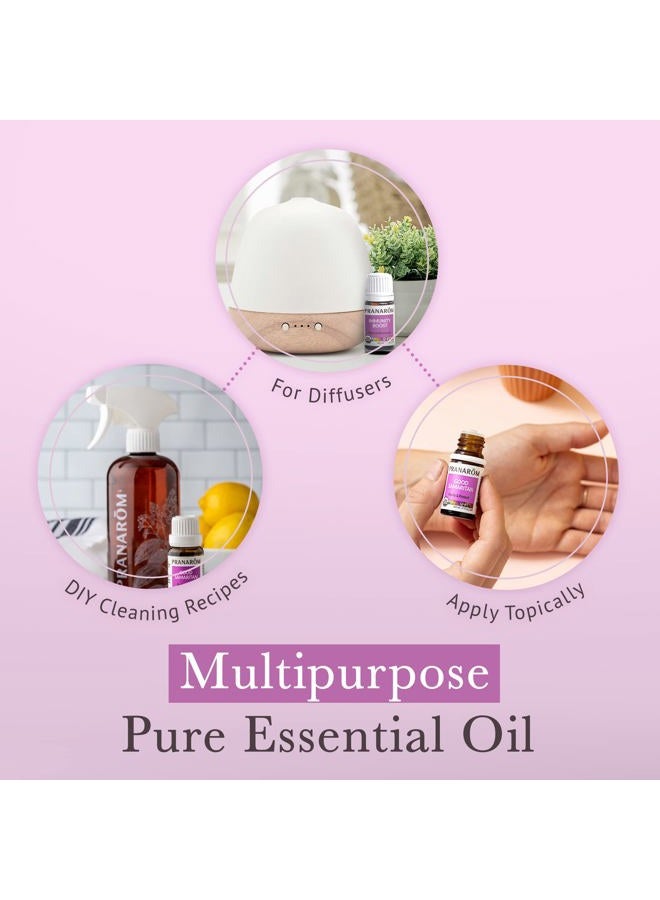 PRANAROM S.O.S. Wellness Essential Oil Kit (3-Pack of 5ml) - Good Samaritan, Immunity Boost, and Sinus Formula - 100% Pure Essential Oil | USDA and ECOCERT Certified Organic - Image 4