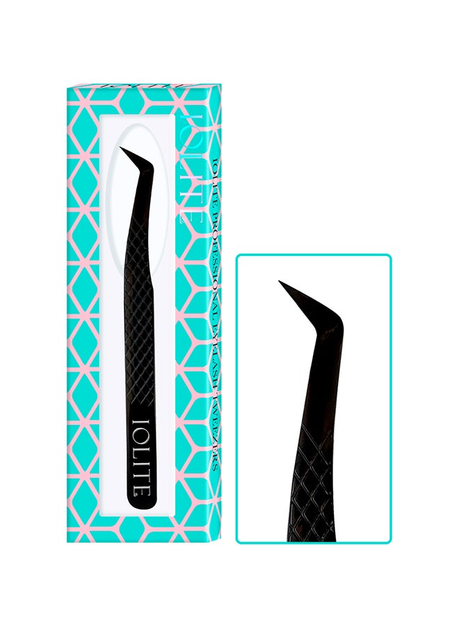 IOLITE Tool Stainless Steel Plasma Coating Tips Eyelash Volume Tweezers - Image 2