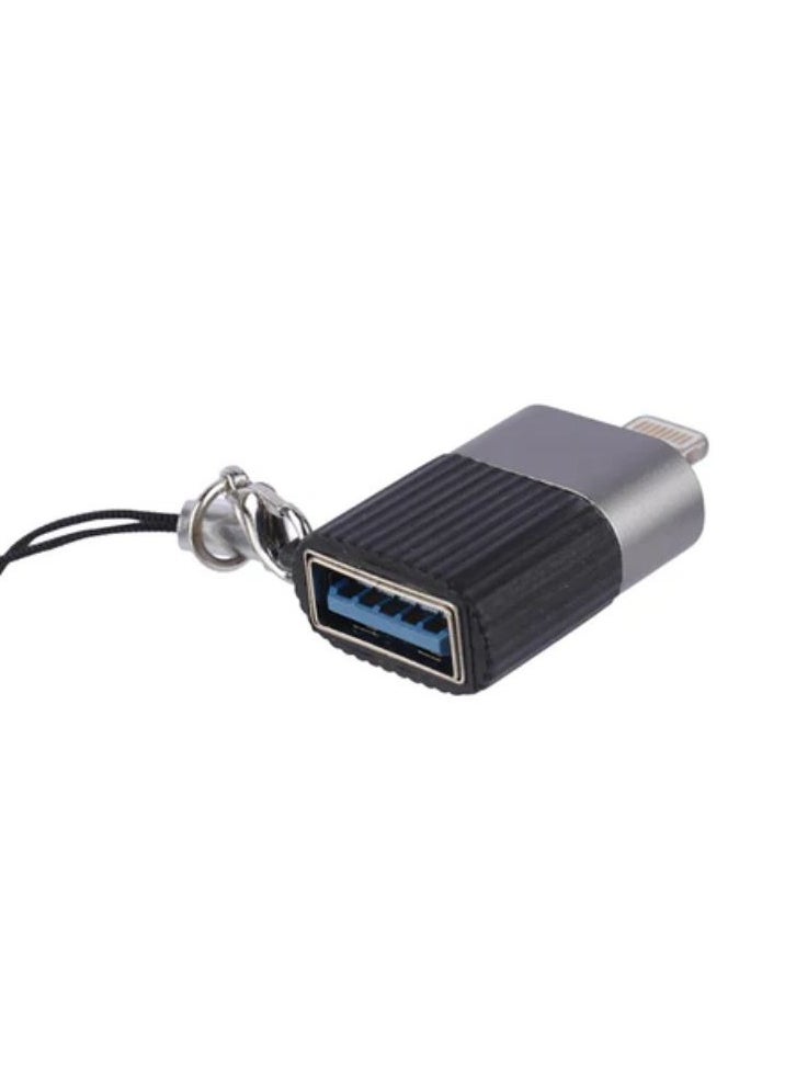 ProOne ProOne Portable USB to Lighting Adapter, iPhon to USB Female Connector OTG Compatible with iPhon/iPd/USB Flash Drive/Card Reader/Camera - IP to USB, Up to 480Mbps data speed  - Image 2