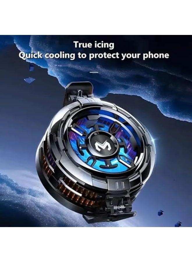 مبرد جوال CX08، مبرد موبايل للالعاب مع شاشة رقمية، مروحة تبريد عالمية للالعاب للجوال، مبرد العاب للموبايل مناسب لمعظم الهواتف الذكية - Image 5