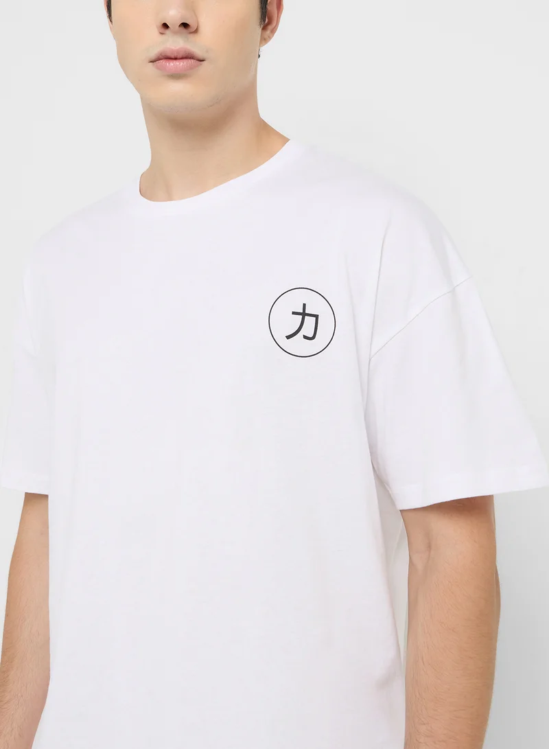 JACK & JONES Jjdragon Crew Neck T-Shirt
