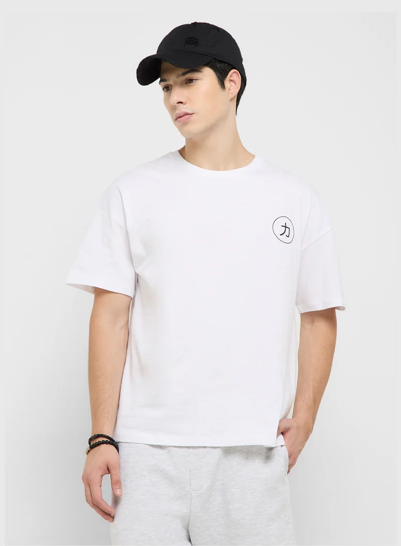 جاك اند جونز Jjdragon Crew Neck T-Shirt