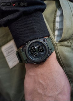 Sanda SANDA 739 G Style Men Digital Watch Military Sports Watches Dual Display Waterproof Electronic Wristwatch Black  - Image 5