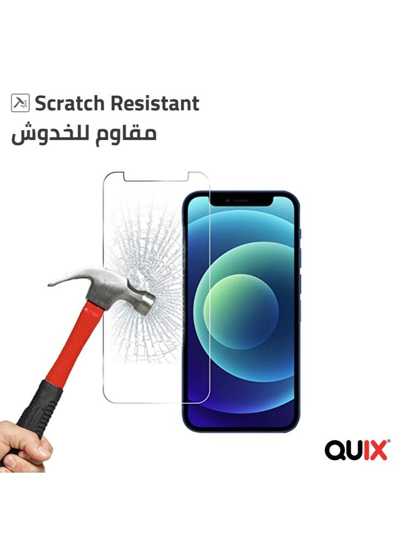Iphone 15  / 15 Pro   Tempered glass screen with full coverage, 9H hardness, shock and scratch absorption - 3D edges prevent dust from entering the screen high transparency and superior clarity